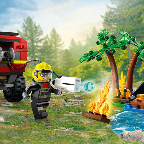 LEGO® 60412 City Fire - 4X4 Fire Truck With Rescue Boat