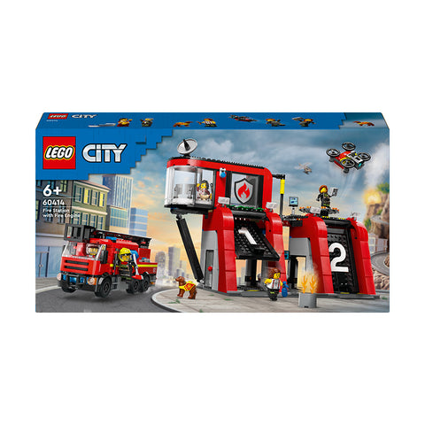 LEGO® 60414 City Fire - Fire Station With Fire Truck