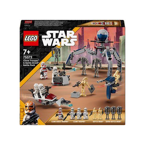 LEGO® 75372 Star Wars™ - Clone Trooper™ & Battle Droid™ Battle Pa