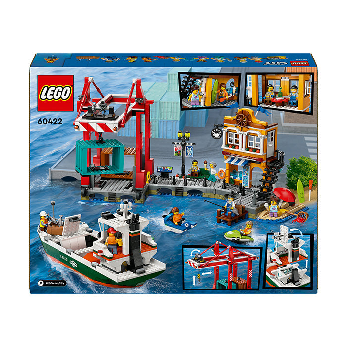 LEGO® 60422 - My City Seaside Harbor With Cargo Ship – Phat Bricks