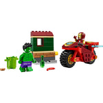 LEGO® 76287 - Super Heroes Marvel Iron Man With Bike And The Hulk