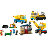 LEGO® 60391 - City Great Vehicles Construction Trucks and Wrecking Ball Crane