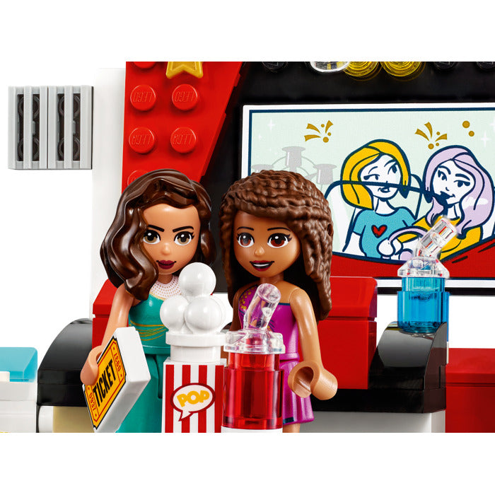 LEGO Friends Series 41448 Heartlake City Movie Theater, 7 years and Up,  Plastic, Multi-Color, 325-Piece