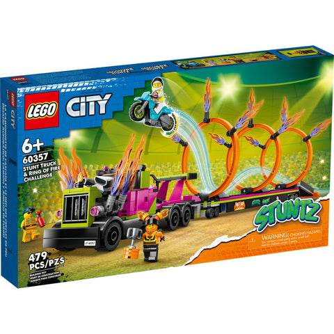 LEGO® 60357 - City Stunt Truck & Ring of Fire Challenge